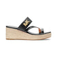 Women's Jilly Logo Espadrille Wedge Sandals