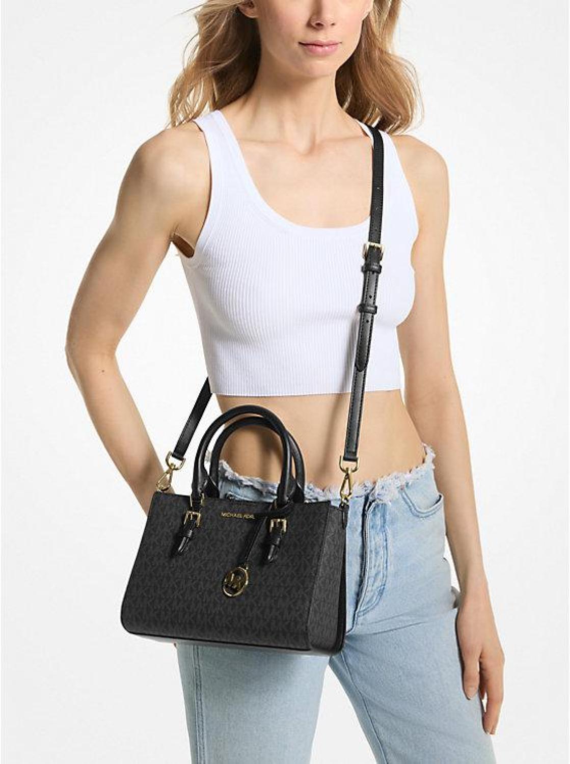 Charlotte Small 2-in-1 Logo Satchel