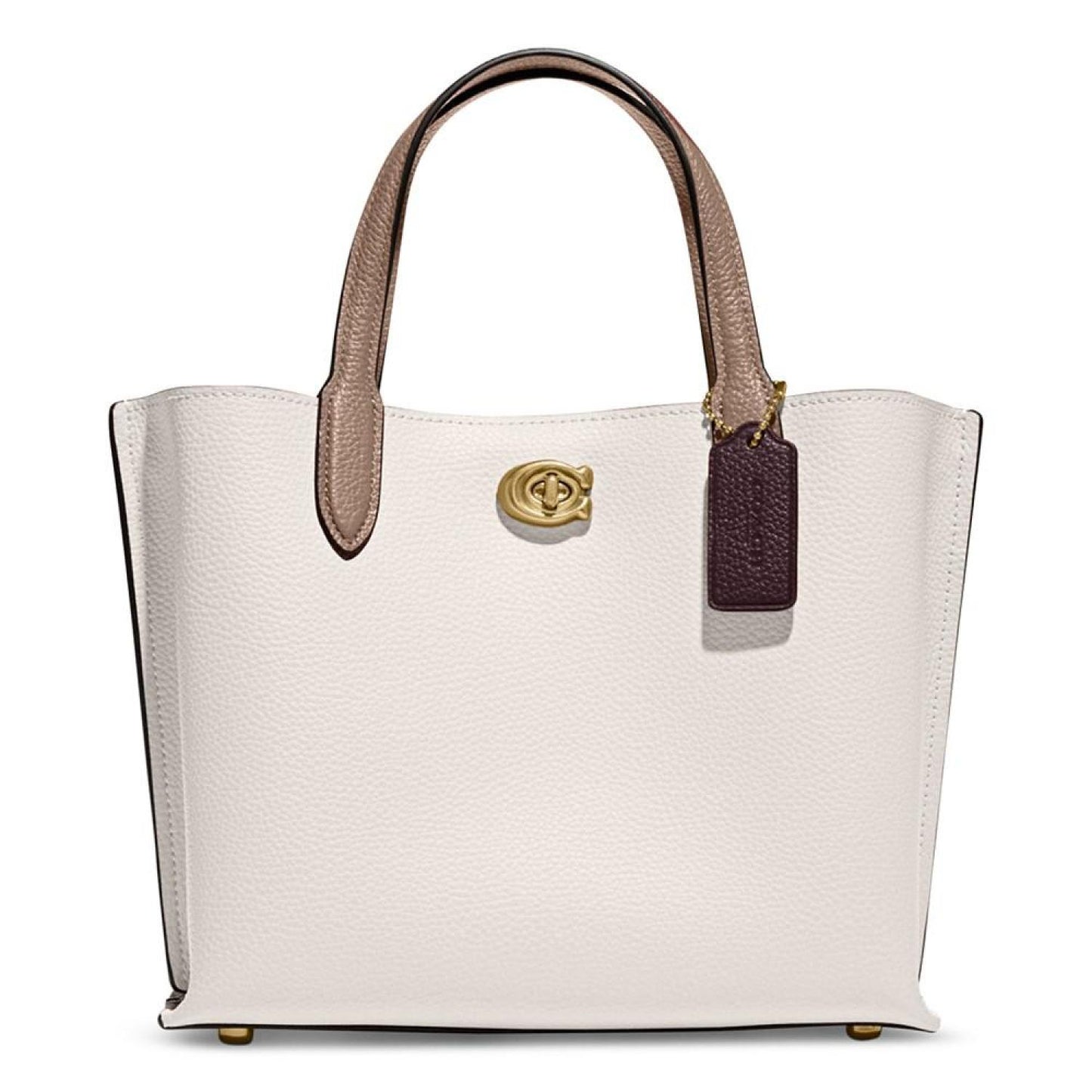 Polished Pebble Leather Willow Tote 24 with Convertible Straps