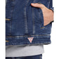 by GUESS Men's Slim-Fit Denim Trucker Jacket