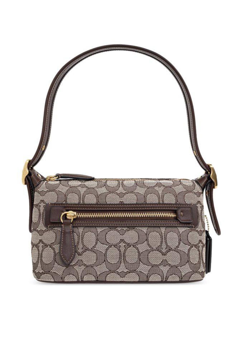 Coach Demi Signature Jacquard Shoulder Bag