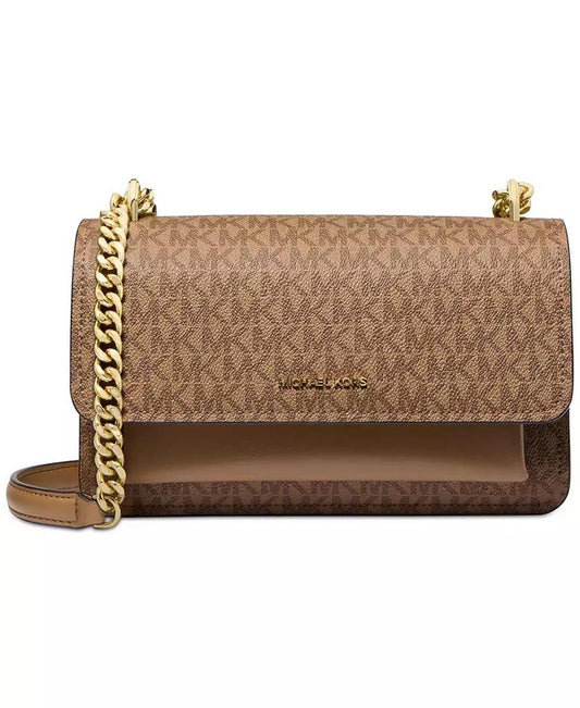 Claire Logo Monogram Small Shoulder Bag