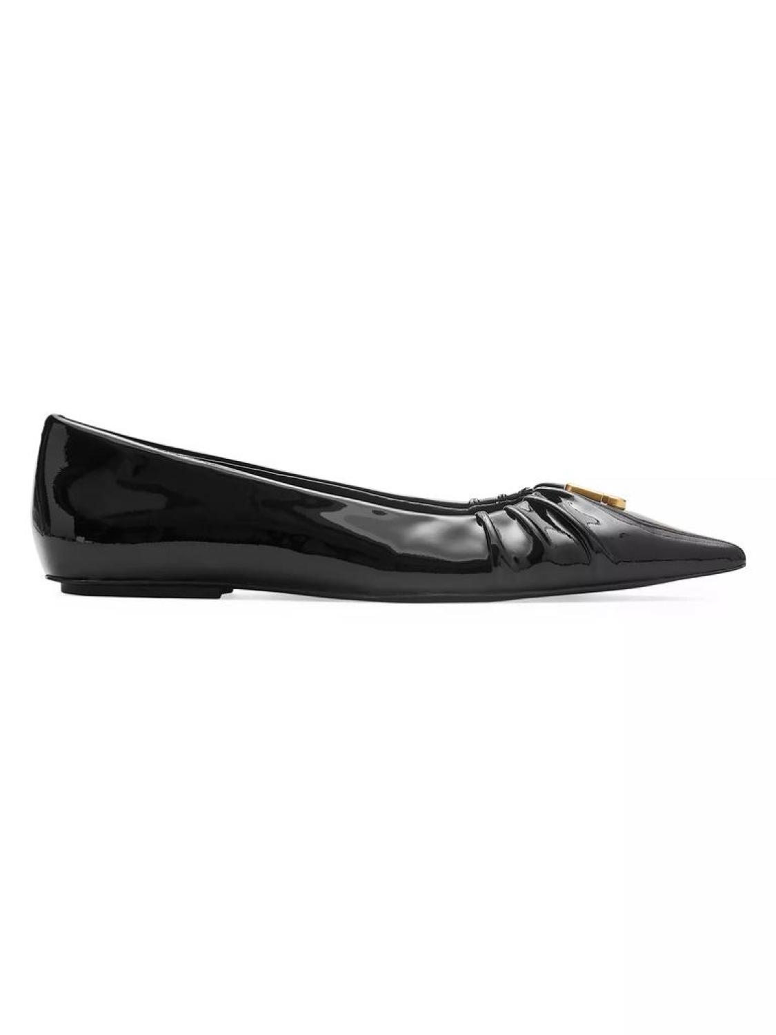 The Ali Leather Ballerina Flats