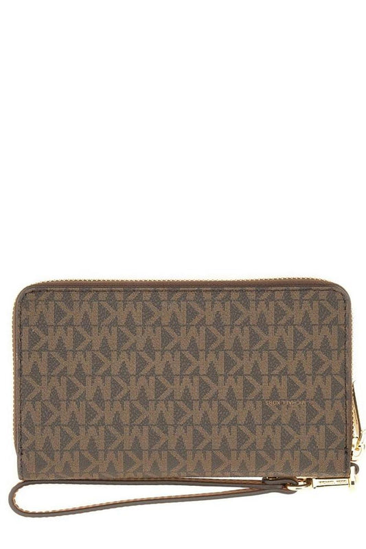 Michael Michael Kors Large Logo Wristlet Wallet