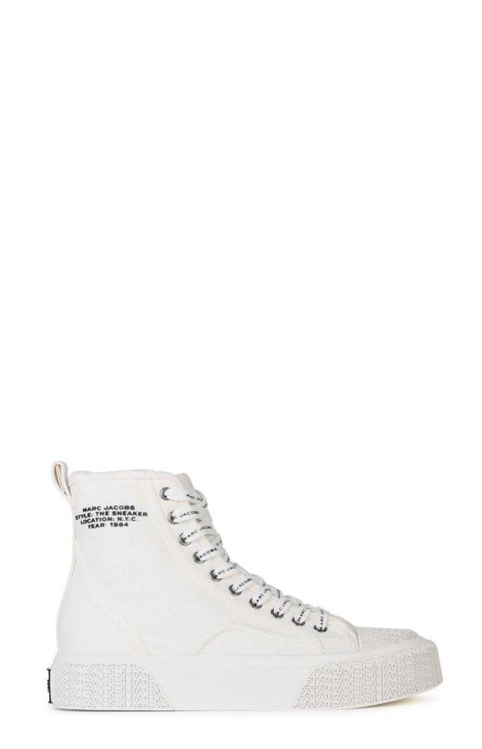 Marc Jacobs Round Toe High-Top Sneakers