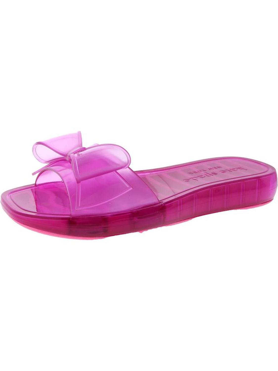 Womens Slip On Platform Jelly Sandals