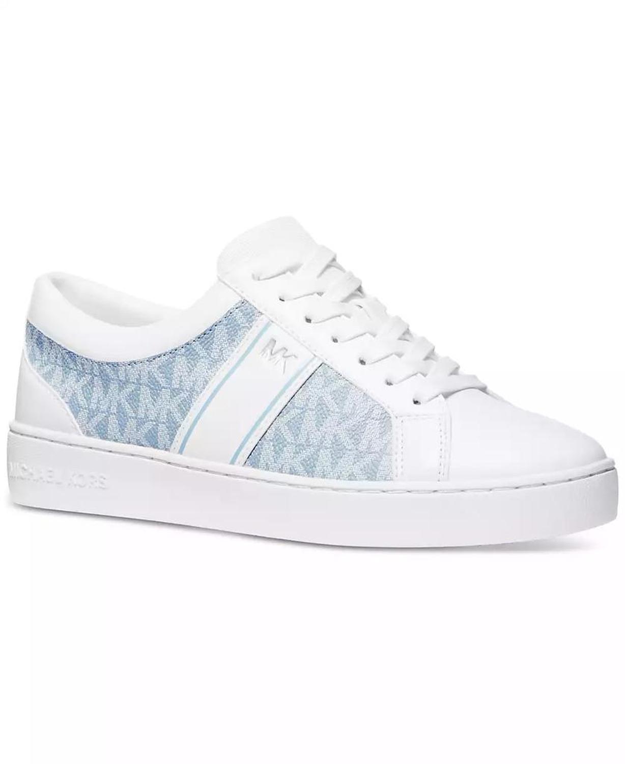 MICHAEL MMK Juno Stripe Lace-Up Low-Top Sneakers