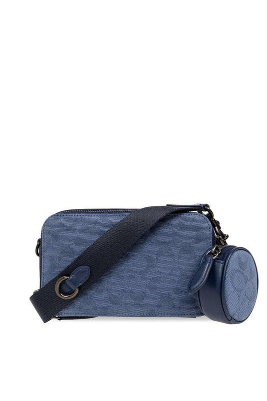 Coach Charter Slim Logo Jacquard Crossbody Bag