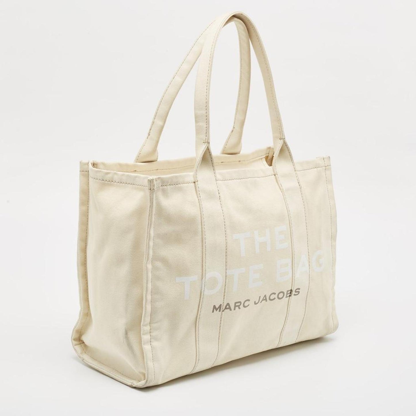 Cream Canvas Large The Tote Bag