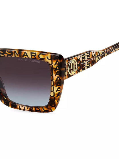 Marc733S 52MM Tortoiseshell Square Sunglasses