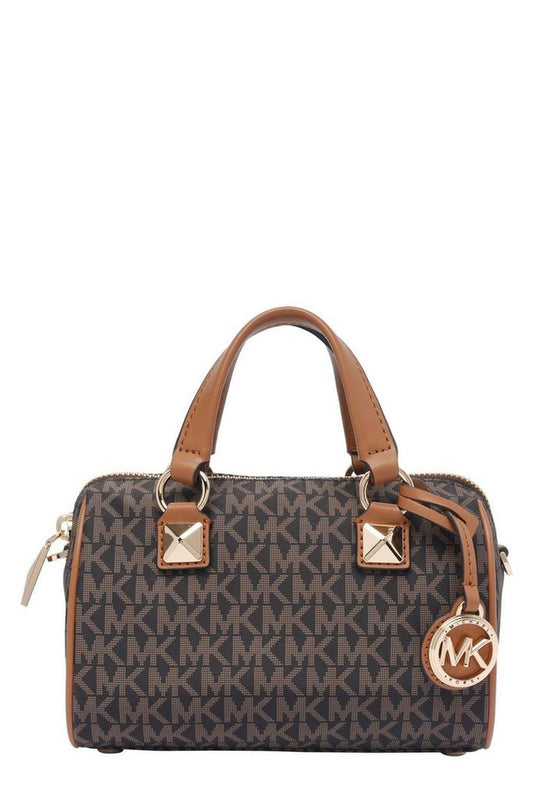 Michael Kors Grayson Small Logo Printed Duffel Crossbody Bag