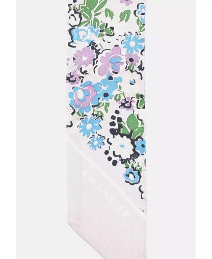 50" Multi Floral Skinny Scarf