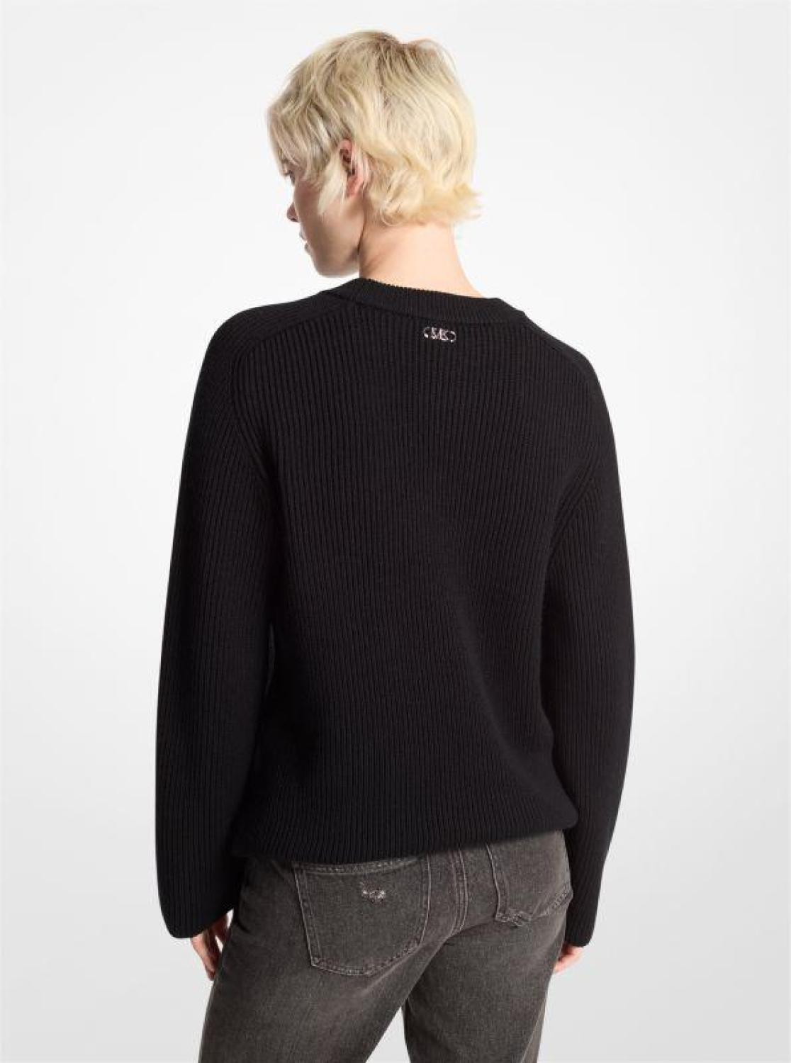 Ribbed Merino Wool Sweater