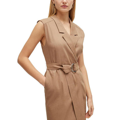 Women's Belted Wrap Dress