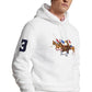 Triple-Pony Fleece Hoodie