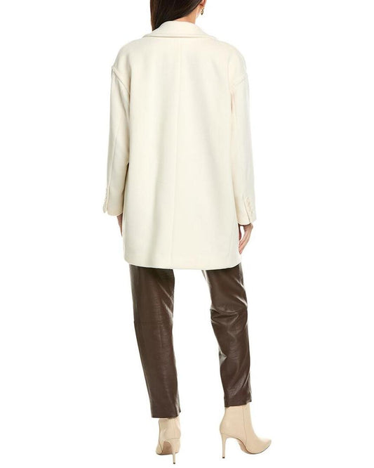 Max Mara Meana Short Wool & Cashmere-Blend Coat