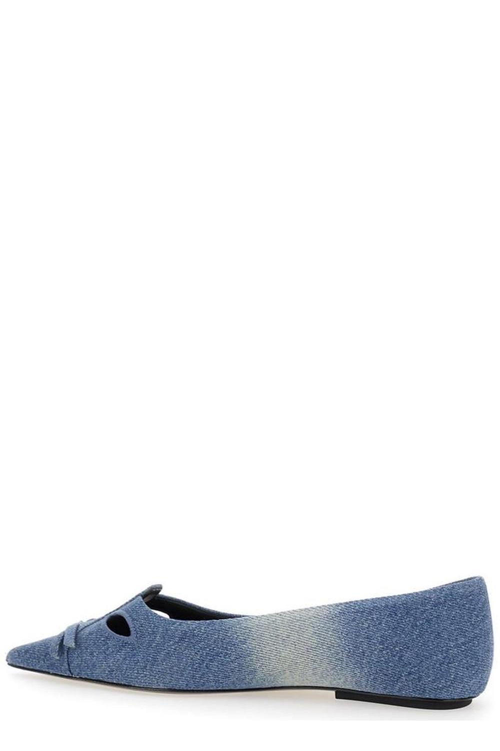 Marc Jacobs The Denim Kat Ballerinas