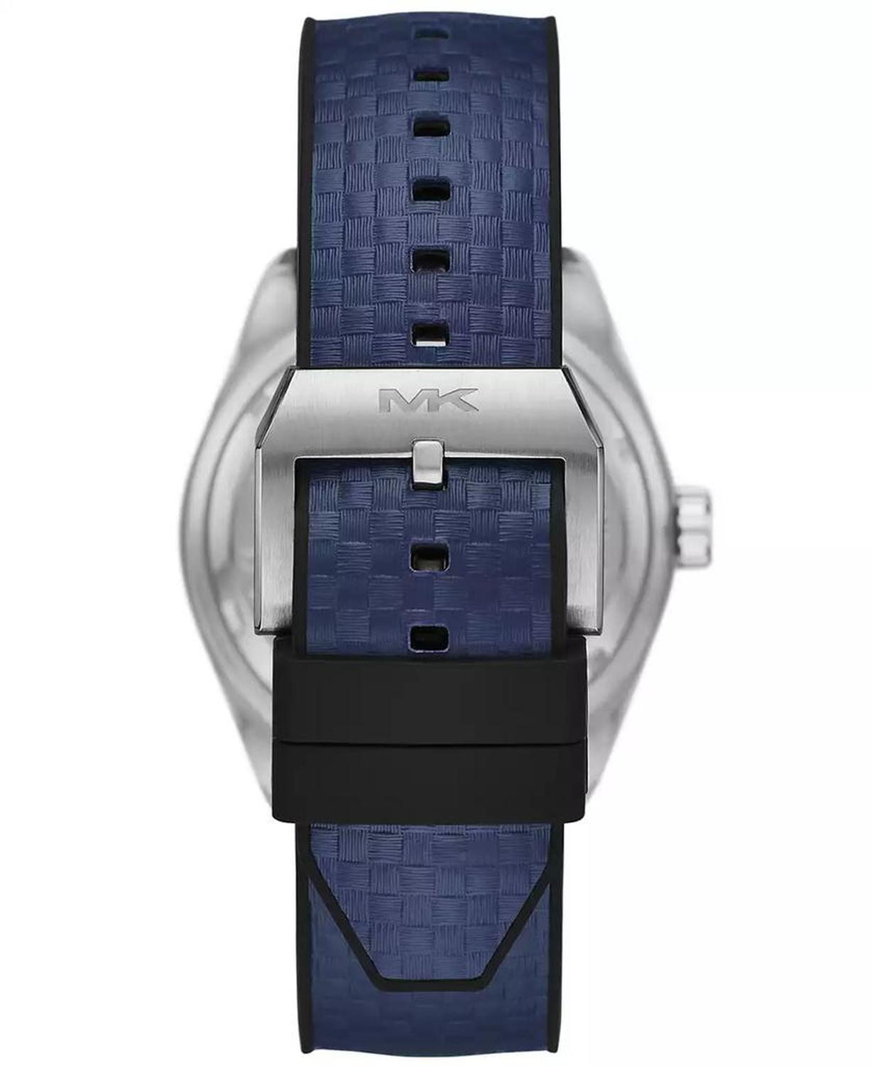 Men's Accelerator 2.0 Three-Hand Date Blue Nylon and Silicone Watch 42mm