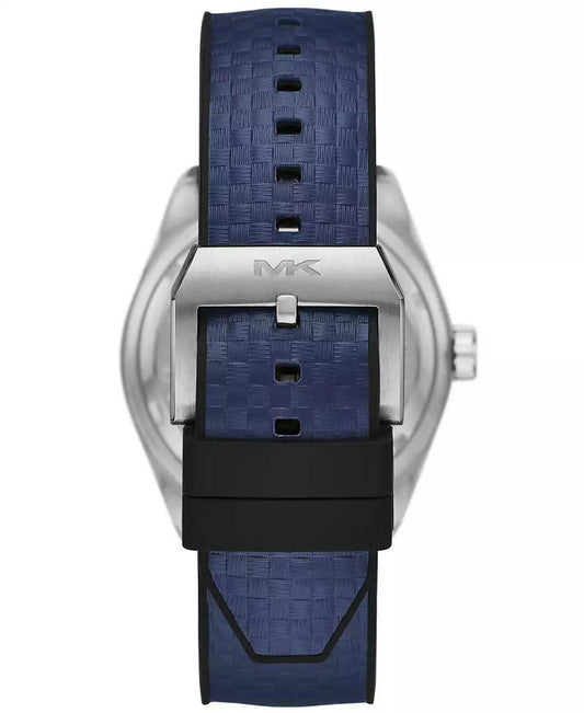 Men's Accelerator 2.0 Three-Hand Date Blue Nylon and Silicone Watch 42mm