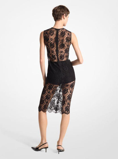 Floral Lace Sheath Dress