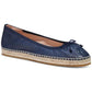 Club House Espadrille Womens Bow Leather Espadrilles