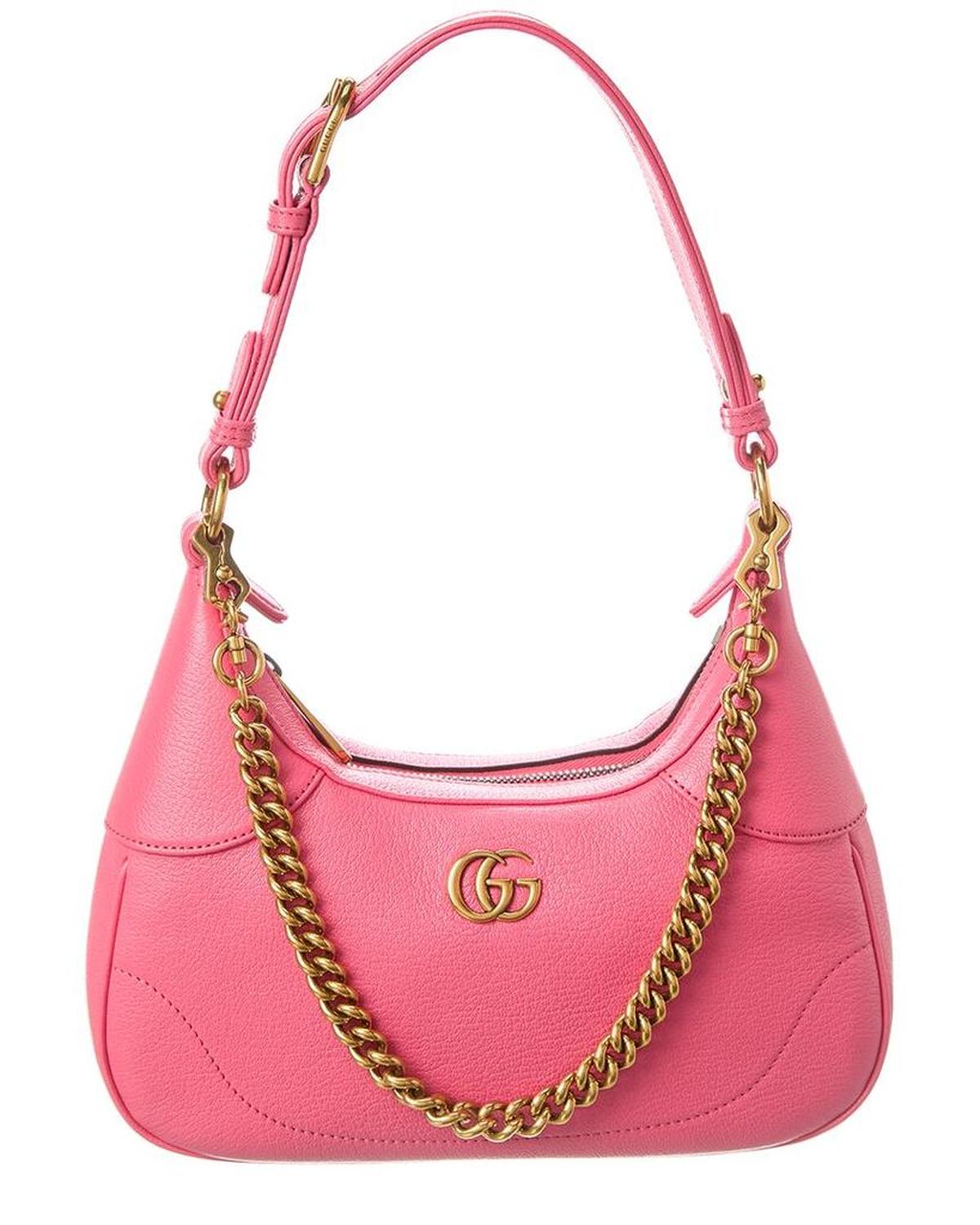 Gucci Aphrodite Small Leather Hobo Bag