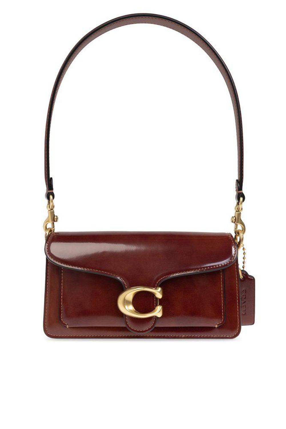 Coach Tabby 20 Logo Plaque Shoulder Bag