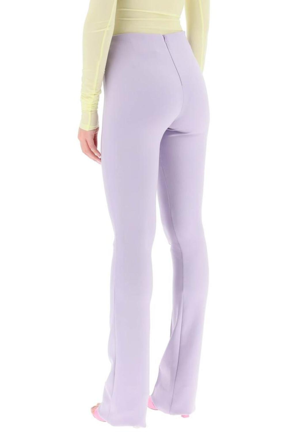 Sportmax 'gigante' Flared-Leg Jersey Pants