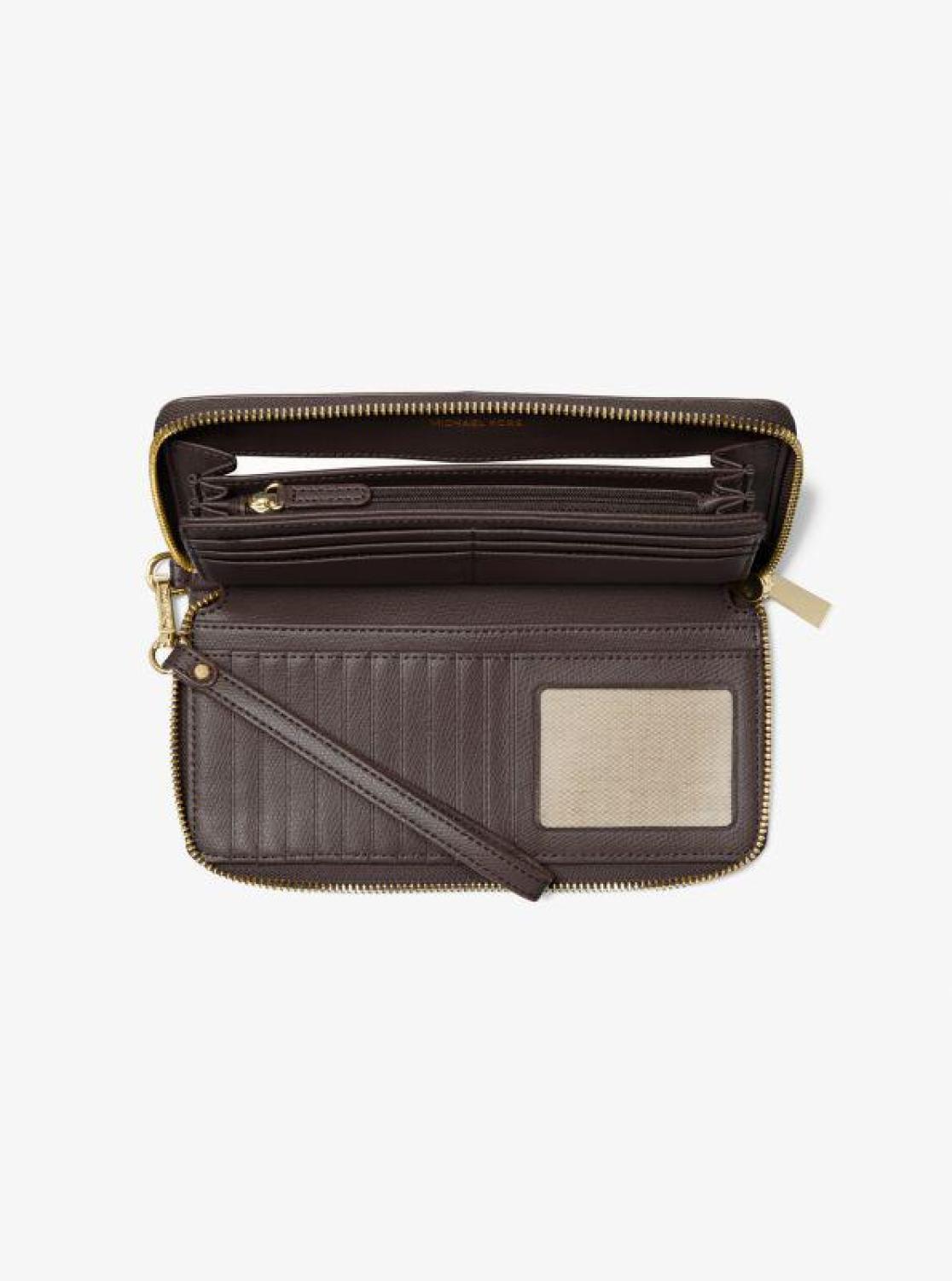 Jet Set Travel Large Leather Continental Wallet