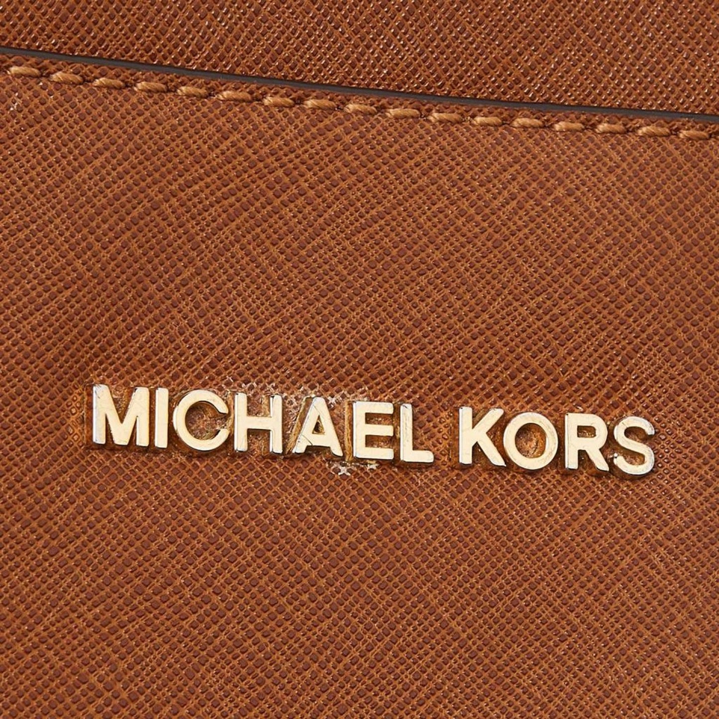 Michael Kors Leather Large East West Jet Set Crossbody Bag