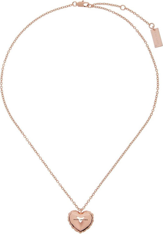 Rose Gold Balloon Heart Necklace