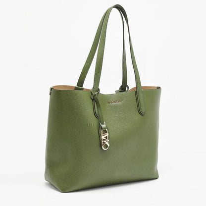 Michael Kors Green Leather Xl East West Eliza Tote