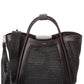 Max Mara Marinmm Straw & Leather Tote