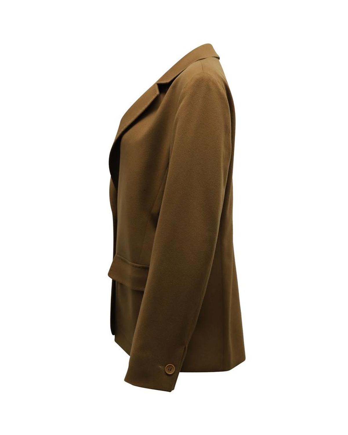 Max Mara Classic Blazer in Camel Wool