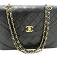 Chanel Half Moon  Leather Shoulder Bag (Pre-Owned)