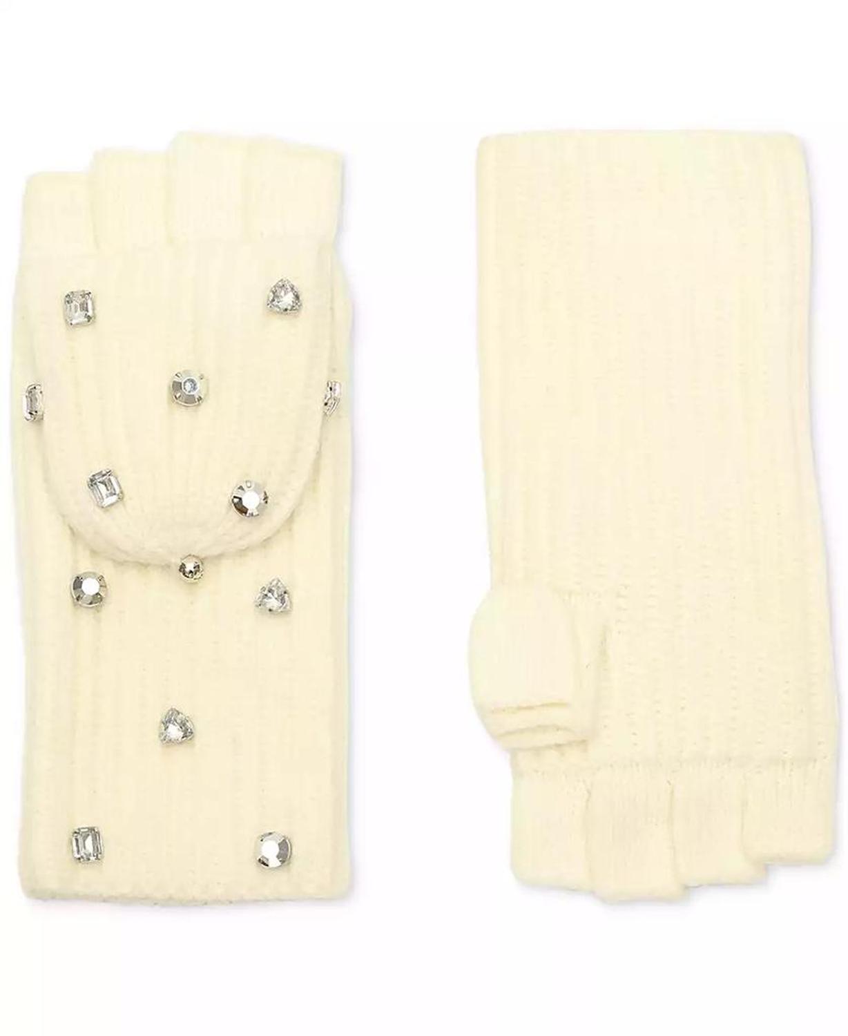 Women's Embellished Pop-Top Gloves