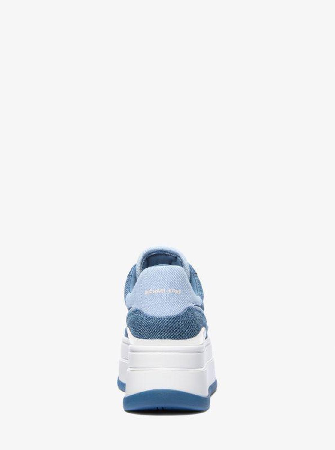 Hayes Two-Tone Denim Platform Sneaker