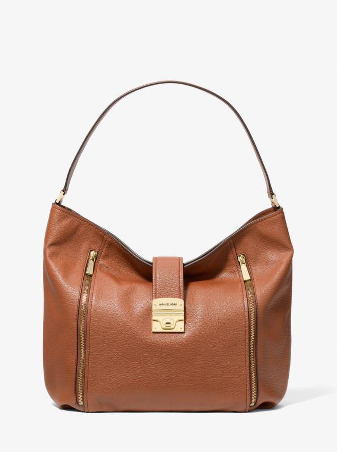 Addie Large Leather Shoulder Bag