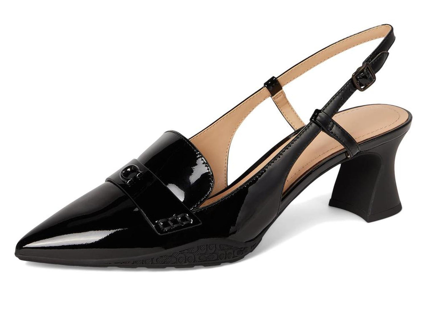 Nikola Patent Leather Hybrid Slingback