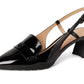 Nikola Patent Leather Hybrid Slingback