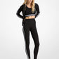 Stretch Knit Logo Tape High-Waisted Leggings