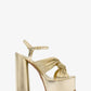 Alessia Metallic Platform Sandal