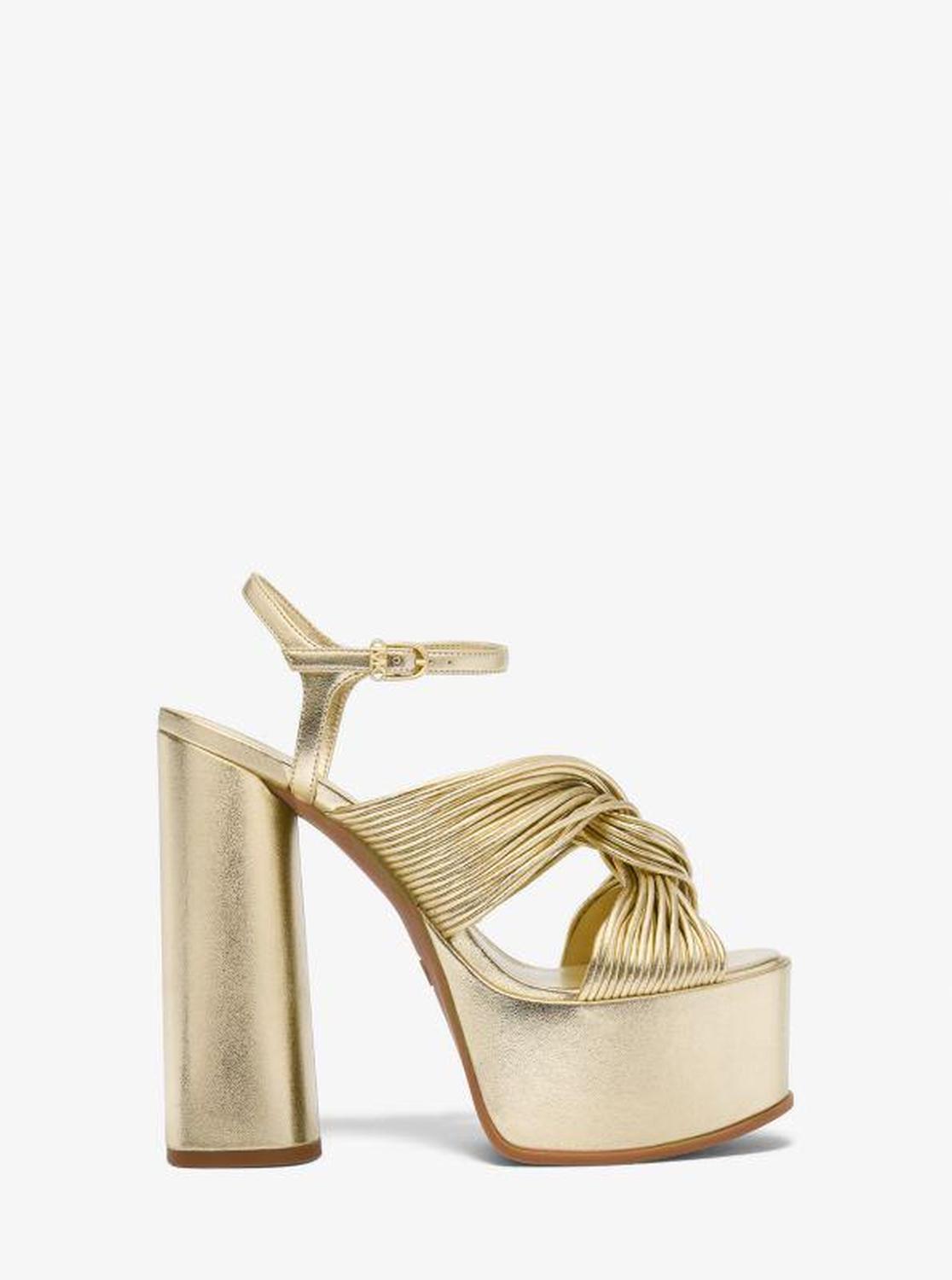 Alessia Metallic Platform Sandal