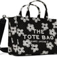 Black 'The Daisy Canvas Medium Tote Bag' Tote