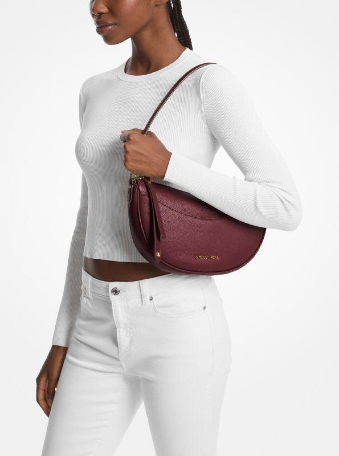 Dover Medium Pebbled Leather Crossbody Bag