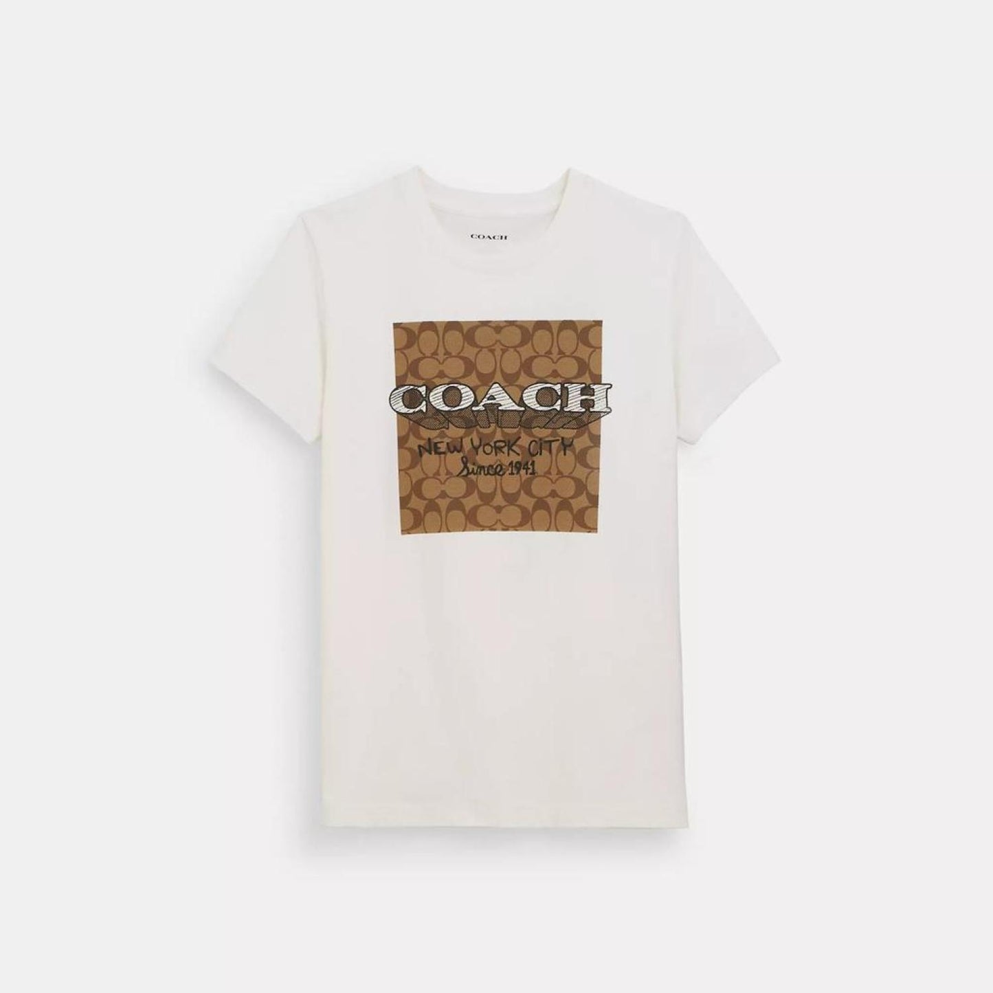 Coach Outlet Signature New York T Shirt In Organic Cotton