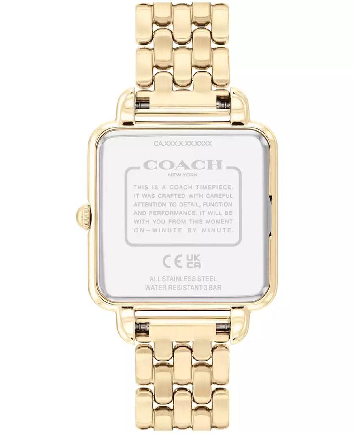 Women's Cass Gold-Tone Stainless Steel Bracelet Watch