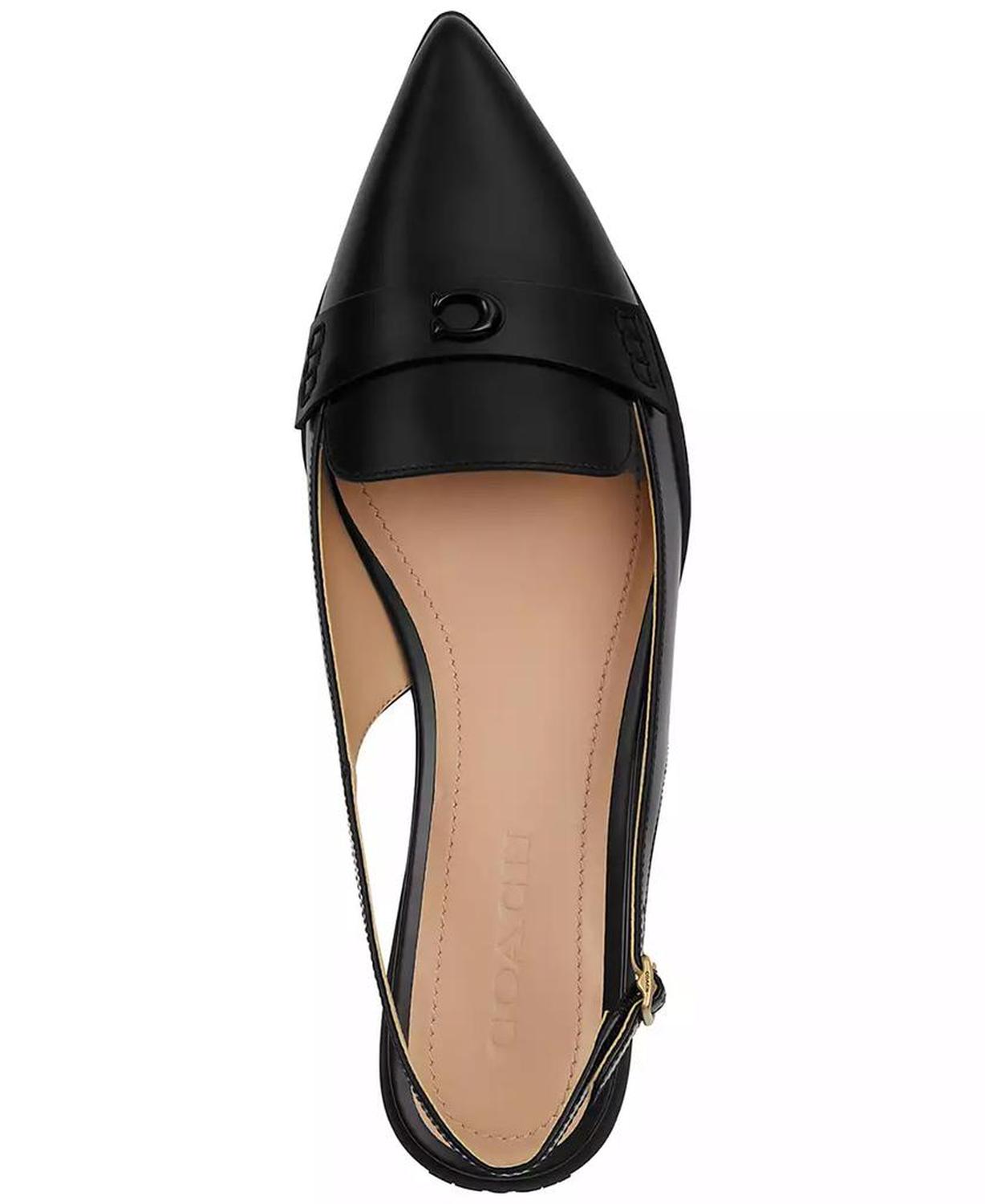 Women's Carrie Skimmer Pointed-Toe Slingback Flats