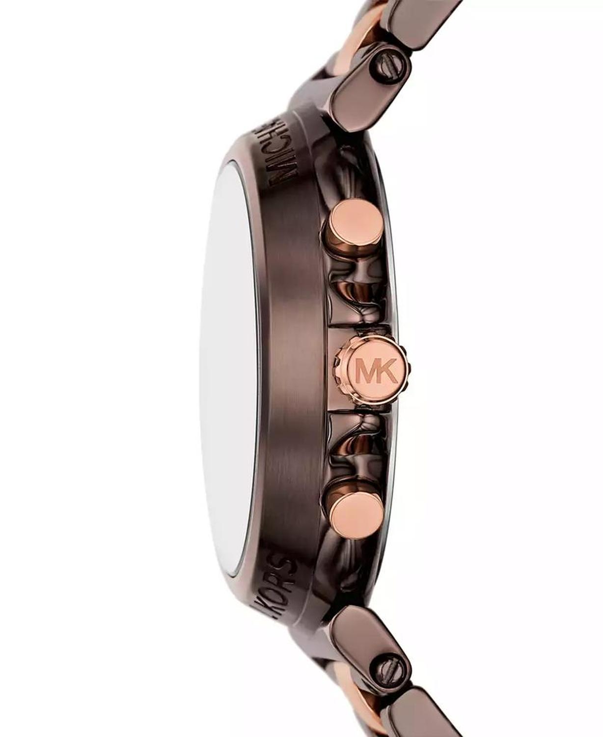 Women's Maren Chronograph Chocolate and Rose Gold-Tone Stainless Steel Watch 40mm