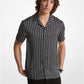 Empire Logo Striped Woven Camp Shirt